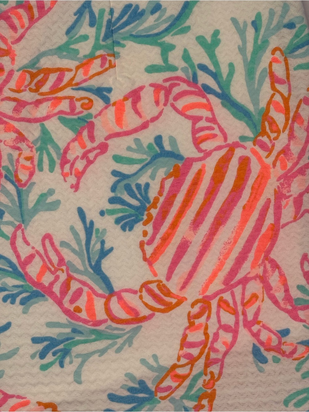 Lilly Pulitzer Women's White & Pink Printed Mini Skirt / Skort - Picture 10 of 12